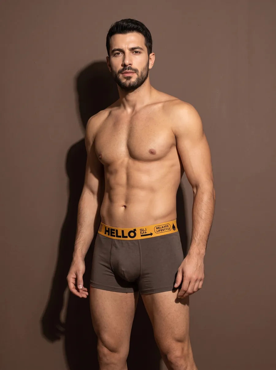 Hello Slim pamuklu erkek boxer — günlük yaşam