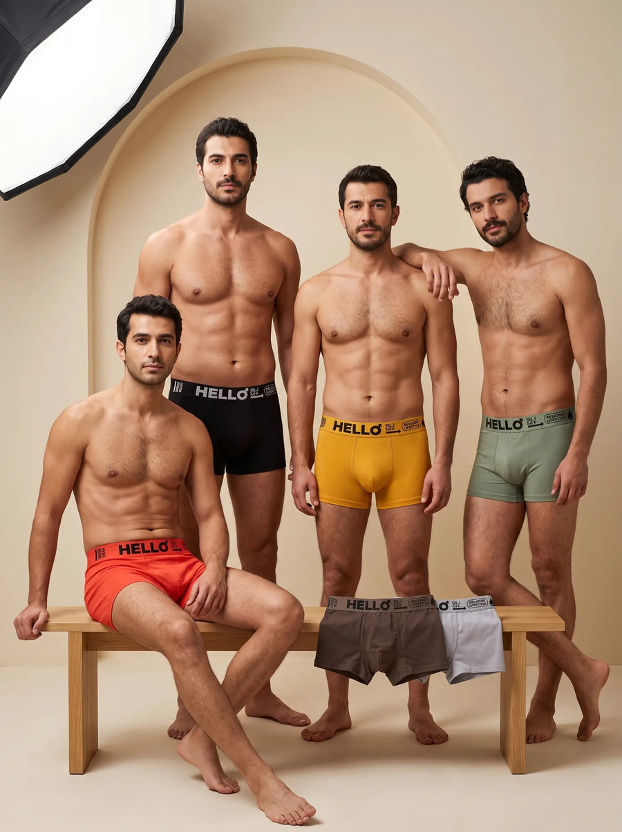 Hello Slim 6'lı Boxer Seti
