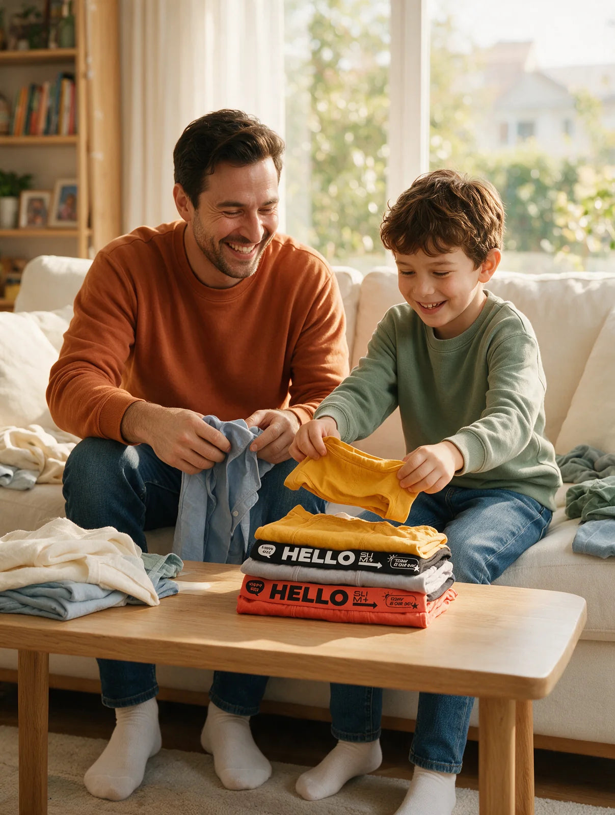 Hello Slim Kids çocuk boxer — birlikte katlama