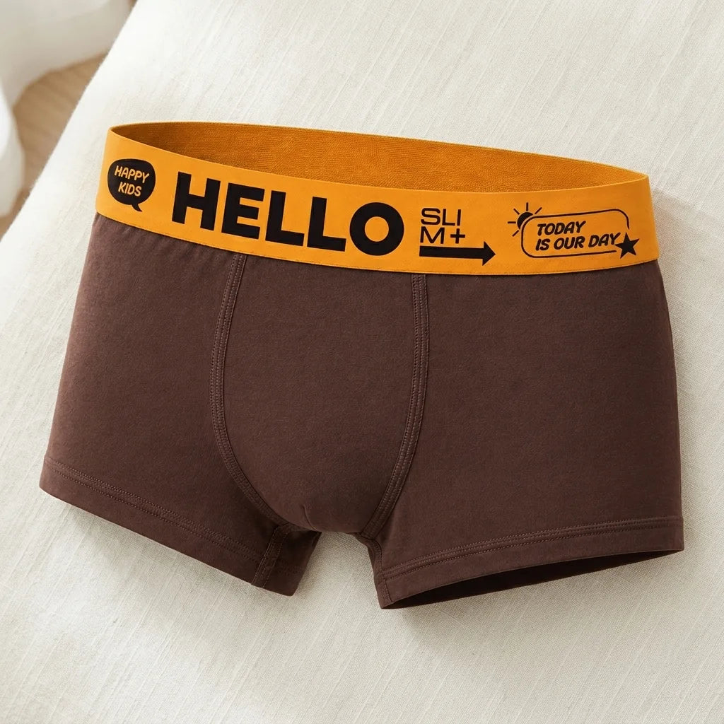 Füme Kahve çocuk boxer