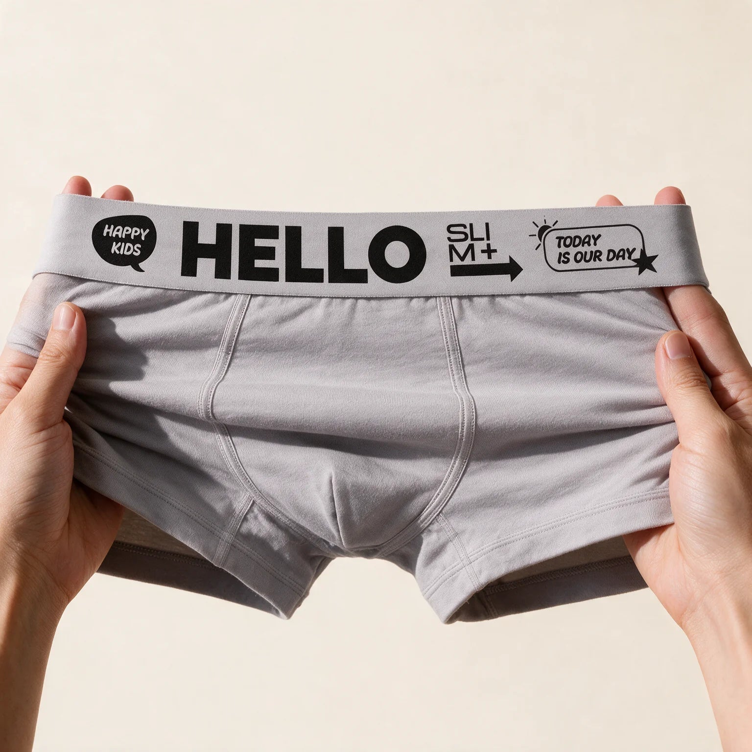 Hello Slim Kids çocuk boxer — esnek kumaş