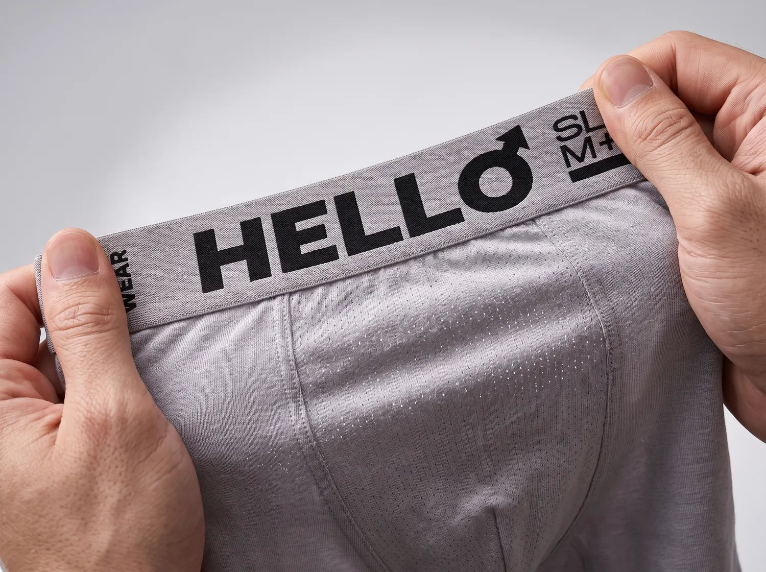 Hello Slim esnek pamuklu boxer lastiği