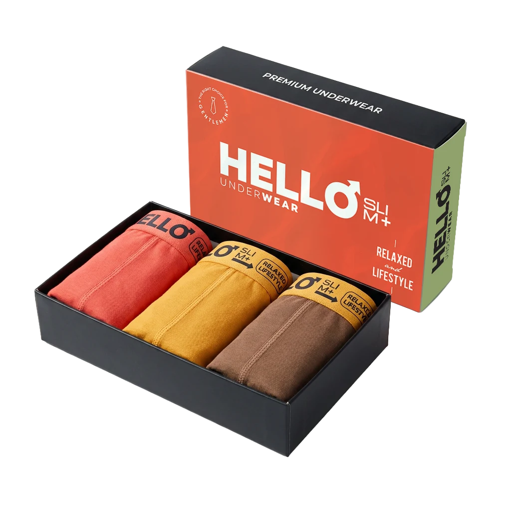 Hello Slim 6'lı boxer kutusu — kutu içi düzen
